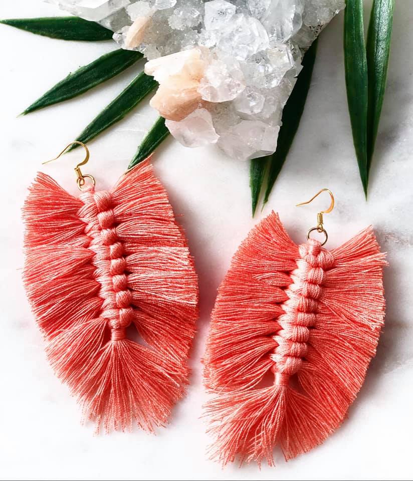 Longboard Tassel Boho Earrings