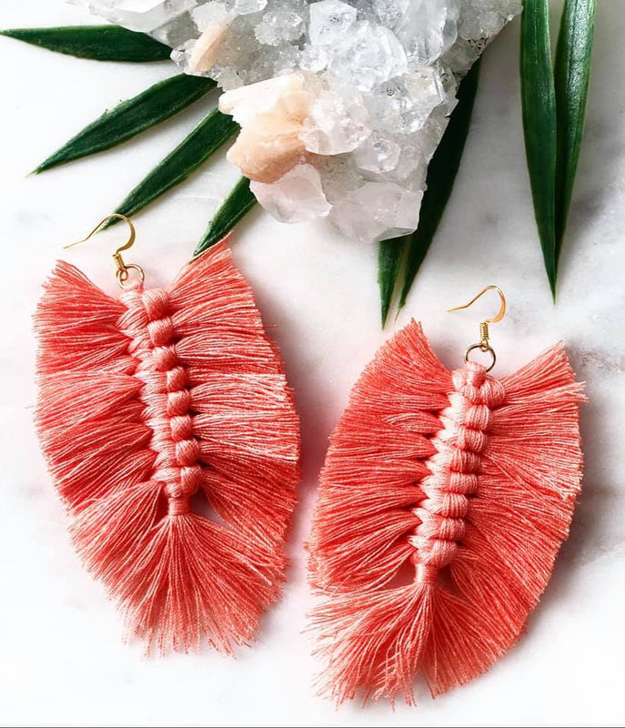 Longboard Tassel Boho Earrings