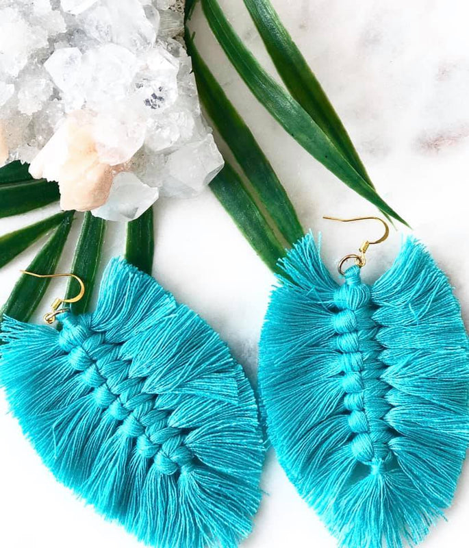 Longboard Tassel Boho Earrings