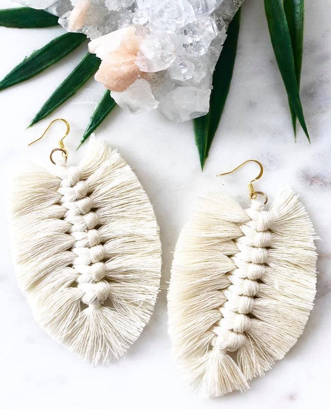 Longboard Tassel Boho Earrings