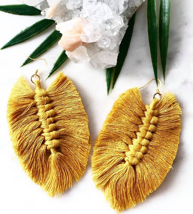 Longboard Tassel Boho Earrings