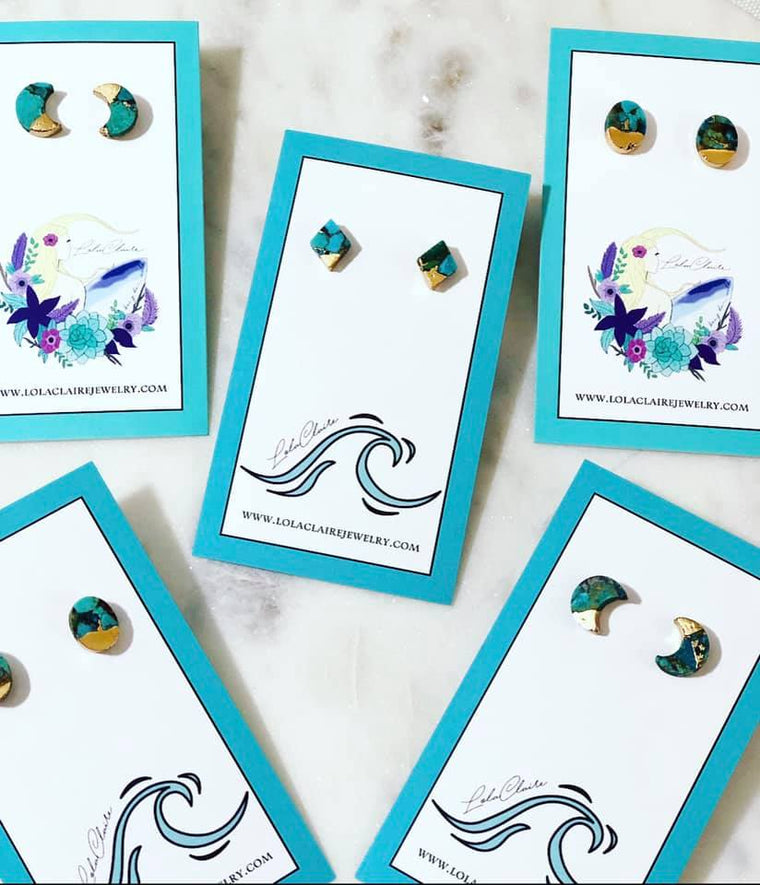 Turquoise Stud Earrings