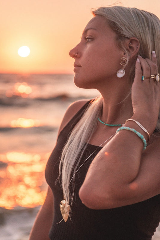 Cowrie Shell Beaded Choker